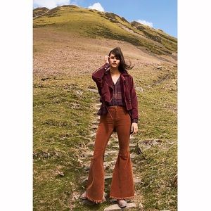 Free People Corduroy Flare Pants “Just Float On”